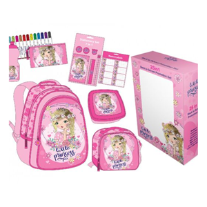 ست 25 در 1 کوله پشتی 46 سانتی مدل Promotion Items 25 in 1 - Little Princess